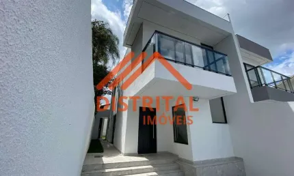 CASA GEMINADA A VENDA 3 QUARTOS, 1 SUÍTE E 4 VAGAS NO BAIRRO SANTA BRANCA