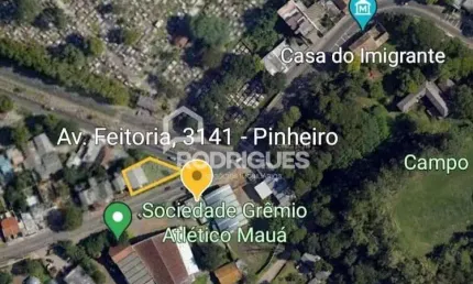 Terreno à venda na Feitoria esquina com  Imperatriz, 3141, Feitoria, São Leopoldo por R$ 954.000