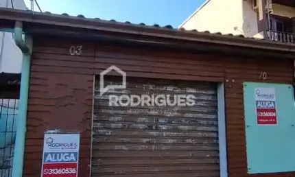 Ponto comercial para alugar na rua amadeo rossi, 70, morro do espelho, são leopoldo por r$ 1.100