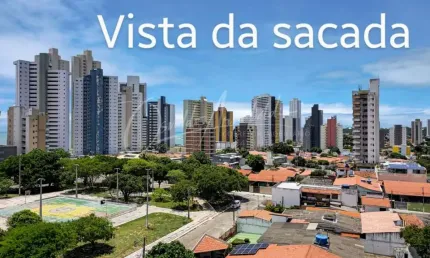 Apartamento 1 Quarto para Locação em Natal, Ponta Negra, 1 dormitório, 1 suíte, 1 banheiro, 1 vaga
