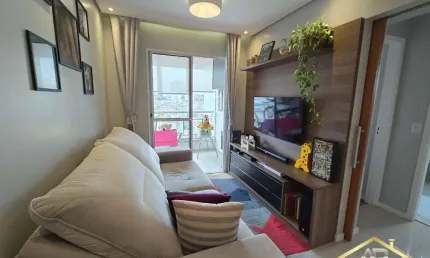 Apartamento Aconchegante 60m² - 2 Dormitórios, 1 Suíte, no Jaguaribe.