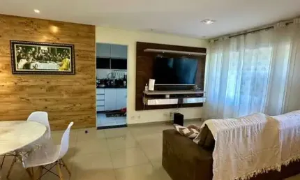 Lindo Apto de 81m², com 2 Quartos, 1 Suíte e 2 vagas em Alphaville - SP.