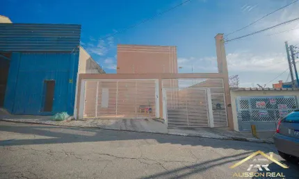 Lindo sobrado, 2 dorms, 1 wc, 2 vagas, quintal, 66m² - cipava - osasco.
