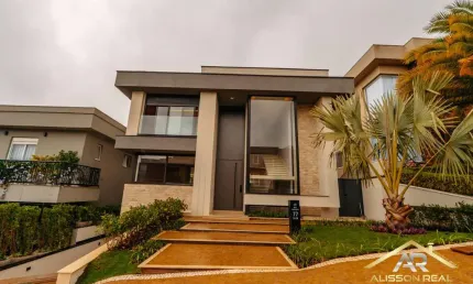 Casa de Luxo, com 4 Suítes Master, Sauna, 6 Vagas, 540m² - Tamboré - SP.