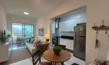 LINDO APARTAMENTO 1 SUÍTE PÉ NA AREIA NO FLÓRIDA PRAIA GRANDE