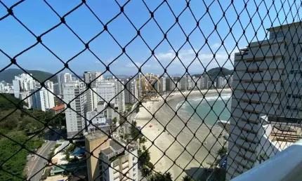 Apartamento para venda em guarujá, jardim astúrias, 3 dormitórios, 1 suíte, 2 banheiros, 1 vaga