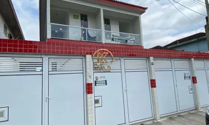 Casa sobreposta para venda em guarujá, parque estuário (vicente de carvalho), 2 dormitórios, 1 suíte, 2 banheiros, 1 vaga
