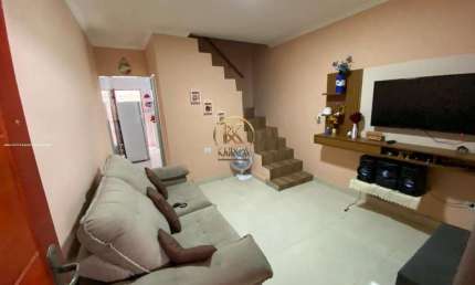 Triplex para Venda em Guarujá, Vitória Park, 2 dormitórios, 2 banheiros, 1 vaga