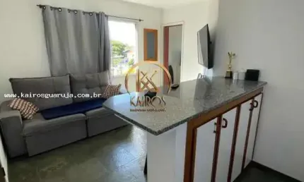Apartamento para venda em guarujá, jardim las palmas, 1 dormitório, 1 banheiro, 1 vaga
