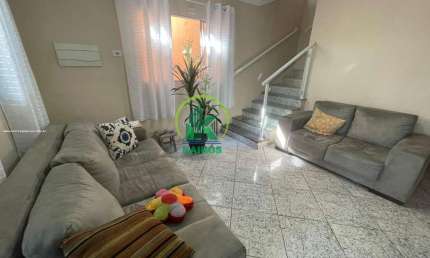 Sobrado para Venda em Guarujá, Jardim Boa Esperança (Vicente de Carvalho), 2 dormitórios, 2 suítes, 1 banheiro, 1 vaga