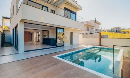 Casa com 3 suites, 298m2 , por r$ 2.600,000, condomínio alto padrão,atibaia ,sp