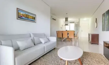 Apartamento com 4 quartos para alugar na Avenida das Lagostas, 1008, Jurerê Internacional, Florianópolis, 144 m2 por R$ 13.600