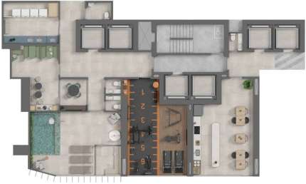 Apartamento com 1 quarto à venda na Rua Vitório Nunes da Motta, Enseada do Suá, Vitória
