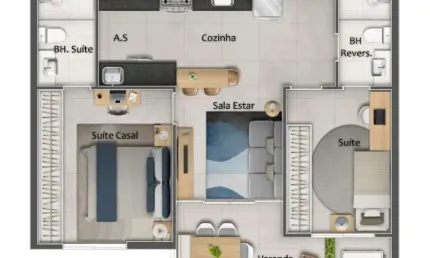 Apartamento com 3 quartos à venda na Rua São Paulo, Praia da Costa, Vila Velha