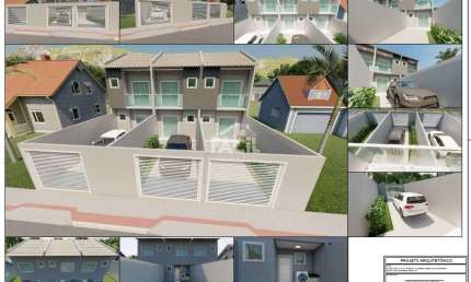 Casa com 2 quartos à venda na Rua Santos, Residencial Jacaraípe, Serra