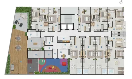 Apartamento com 1 quarto à venda na Avenida José Maria Vivácqua Santos, Jardim Camburi, Vitória