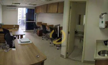 Sala comercial à venda no edifício evolution no paraíso - 27m² - ar condicionado - mobiliada - 1 vaga