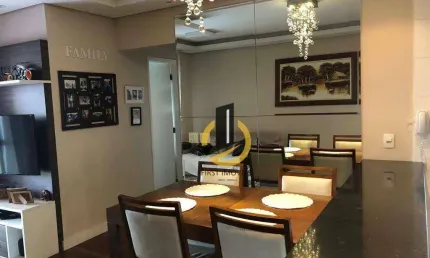 Apartamento à venda no condomínio terraço ipiranga - 78m² - 3 dormitórios (1 suíte) - cozinha americana - varanda envidraçada - 2 vagas