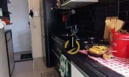 Apartamento à venda no condomínio imagine - 46m² - 2 dormitórios - 1 banheiro - móveis planejados - 1 vaga - no valparaíso em santo andré