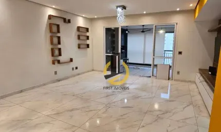 Apartamento à venda no Edifício Royale Merit - 126m² - 3 suítes - Varanda gourmet- 2 vagas - em Santo André