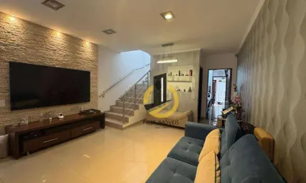Sobrado à venda no cambuci - 140m² - 3 dormitórios (1 suíte) - ar condicionado - churrasqueira - 2 vagas de garagem - no cambuci