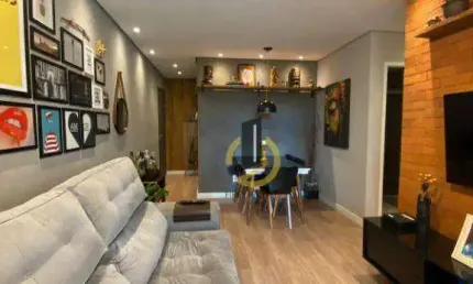 Apartamento à venda no Condomínio Venturi - 80m² - 3 dormitórios (1 suíte) - Varanda gourmet - 2 vagas - em São Bernardo do Campo