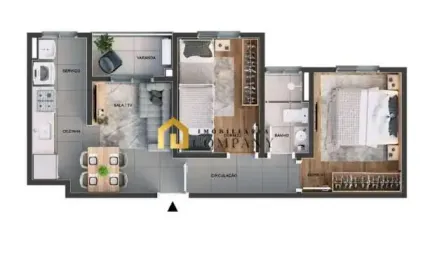 Ed. atlanta residence - apartamento à venda no ed. atlanta residence no bairro caguassu - sorocaba/sp, zona norte