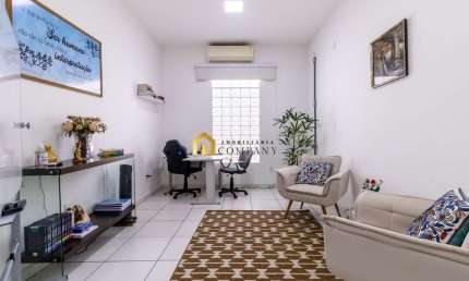 Casa térrea com ac 400 m2 e at 520 m2 residencial ou comercial, vende alugada.