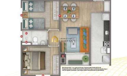 Ed. Silver Oasis (Altos do Trujilo) - Apartamento com entrada parcelada altos do Trujilo com entrega julho 2025 -  Sorocaba
