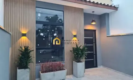 Casa Térrea com 03 dormitórios sendo uma suíte ampla com closet no Parque Vitória Réria em Sorocaba-SP.
