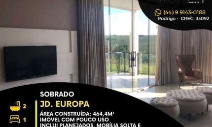 Casa com 1 quarto à venda na Rua Dosolina Boccoli da Silva, Jardim Europa, Maringá, 464 m2 por R$ 1.500.000