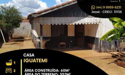 Casa com 2 quartos à venda na Rua Tangará, 93, Condomínio Solo Rico (Iguatemi), Maringá, 60 m2 por R$ 190.000