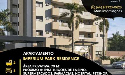 Apartamento com 3 quartos à venda na Rua Moscados, 150, Vila Marumby, Maringá, 79 m2 por R$ 630.000