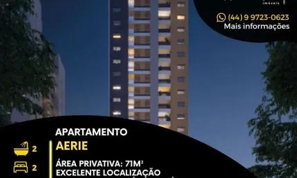 Apartamento com 2 quartos à venda na Avenida Londrina, 702, Zona 08, Maringá, 71 m2 por R$ 809.270