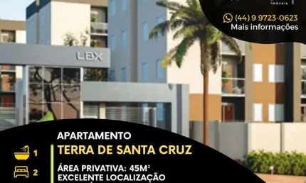 Apartamento com 2 quartos à venda na Rua Pioneira Genoveva Giunta, 1106, Parque Tarumã, Maringá, 45 m2 por R$ 245.000