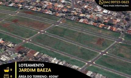 TERRENO À VENDA NO LOTEAMENTO JARDIM BAEZA EM MARINGÁ-PR!