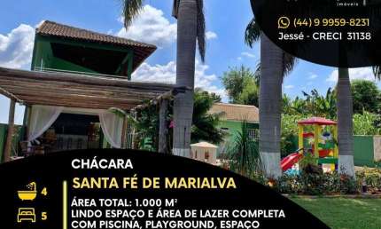 Casa em condomínio fechado com 5 quartos à venda na Estrada Sarandi, Santa Fé do Pirapó, Marialva