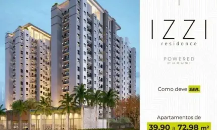 Apartamento com 2 dormitórios à venda, 39 m² por R$ 370.962,27 - Centro - Indaiatuba/SP