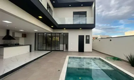 Sobrado com 3 dormitórios à venda, 330 m² por R$ 2.766.000 - Condomínio Dona Lucilla - Indaiatuba/SP