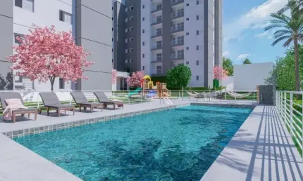 Harmonia Residencial - Apartamento com 2 dormitórios à venda, 47,15 m² por R$ 289.330,15 - Parque Buru - Indaiatuba/SP