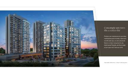 Boa Vista Square - Sorocaba em frente à Prefeitura - Stúdio, 1 dormitório com suíte e 2 dormitórios com 1 ou 2 suítes dormitórios