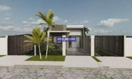 Casa com 2 quartos à venda na praia de leste, 00 00, praia de leste, pontal do paraná, 50 m2 por r$ 325.000