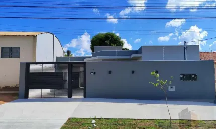 Casa para Venda em Campo Grande, Vila Manoel Taveira, 3 dormitórios, 1 suíte, 2 banheiros, 1 vaga