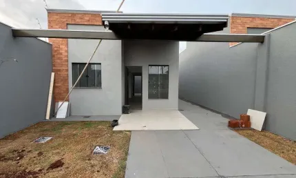 Casa para Venda em Campo Grande, Vila Santa Luzia, 2 dormitórios, 1 suíte, 2 banheiros, 2 vagas