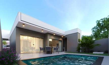 Casa para Venda em Campo Grande, Jardim das Nações, 3 dormitórios, 1 suíte, 3 banheiros, 2 vagas