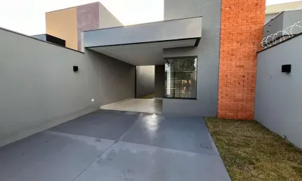 Casa para Venda em Campo Grande, Vila Nasser, 3 dormitórios, 1 suíte, 2 banheiros, 1 vaga