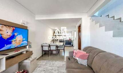 Sobrado com 2 suítes semi mobiliado com amplo terreno na Limeira