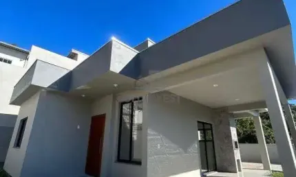 Casa moderna com 3 quartos (1 suíte) na guabiruba com negociação facilitada