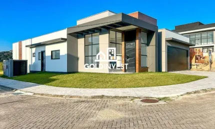 Casa de alto padrão com 3 Suítes no Residencial Reserva Club