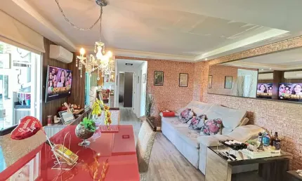 Aaprtamento semi mobiliado com 2 quartos (1 suíte) no bairro São Luiz